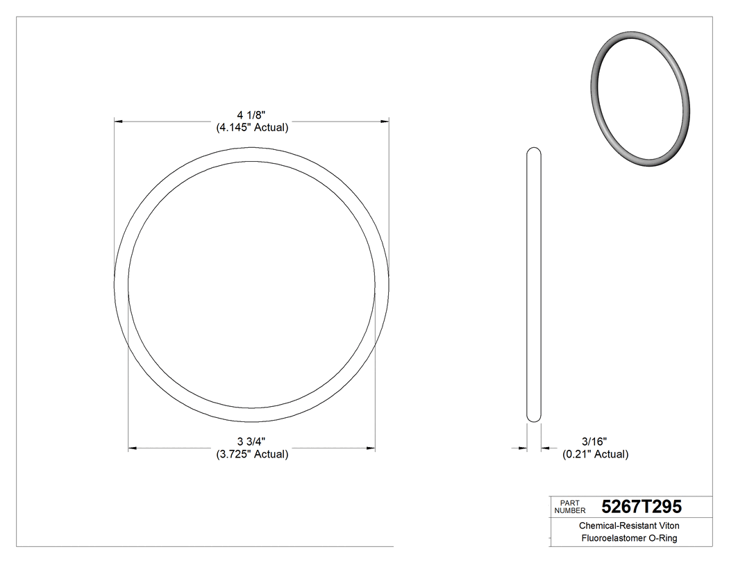 Technical drawing - 5267T295